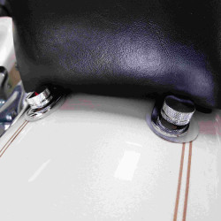 Chrom Sitzschraube Seat Mounting Knob Sitz Befestigung für Harley Fender