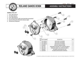 RSD ROLAND SANDS DESIGN LED Indicator für RSD Tacho für Harley Sportster 08-13