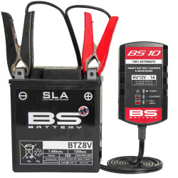 BS BATTERY Ladegerät BS10 6V/12 V  für Harley-Davidson Batterie AGM Gel LiFePO